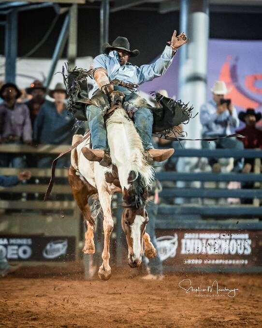Territory rider Jason Craigie took out the win in the saddle bronc competition and the bareback event. 