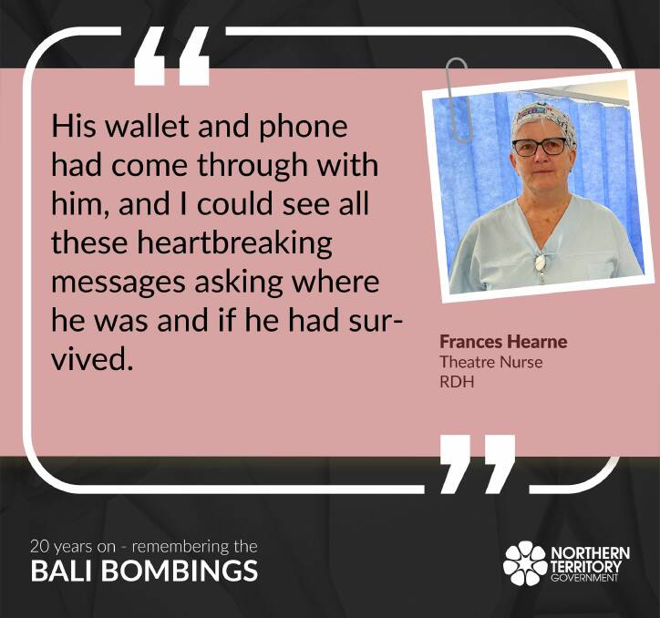 'You move on, but you never forget' - NT healthcare workers remember Bali Bombing