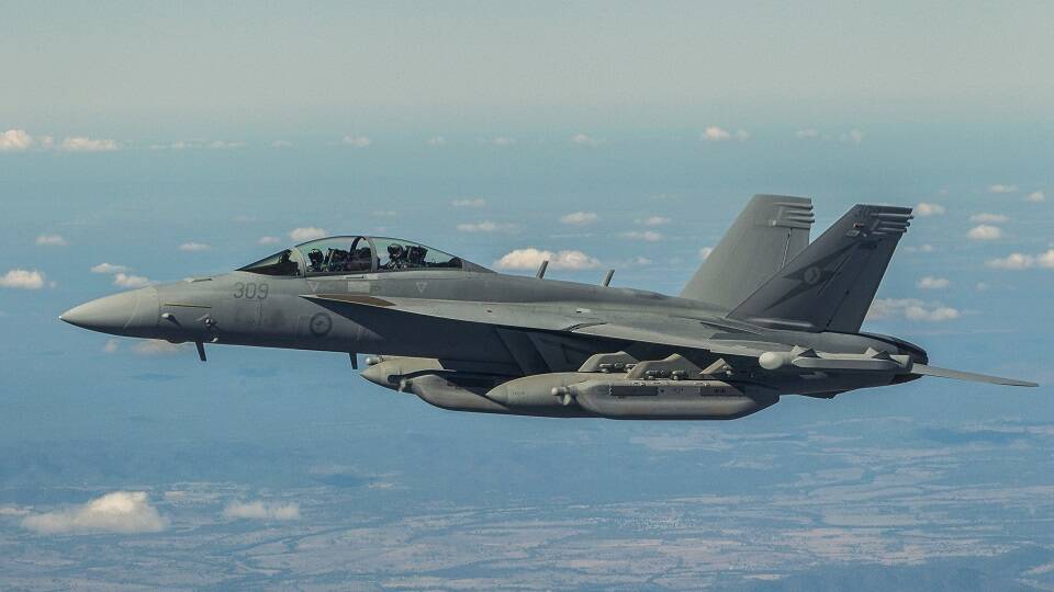 Electronic warfare jets to take to NT skies