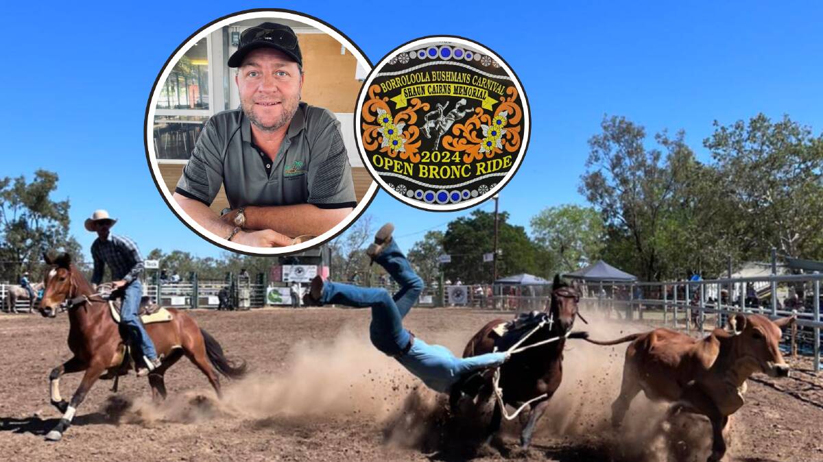 A memorial open bronc ride buckle will be awarded for the first time at the 2024 Borroloola Bushman's Carnival in late August to honour businessman Shaun Cairns who was killed in a crash earlier this year. 