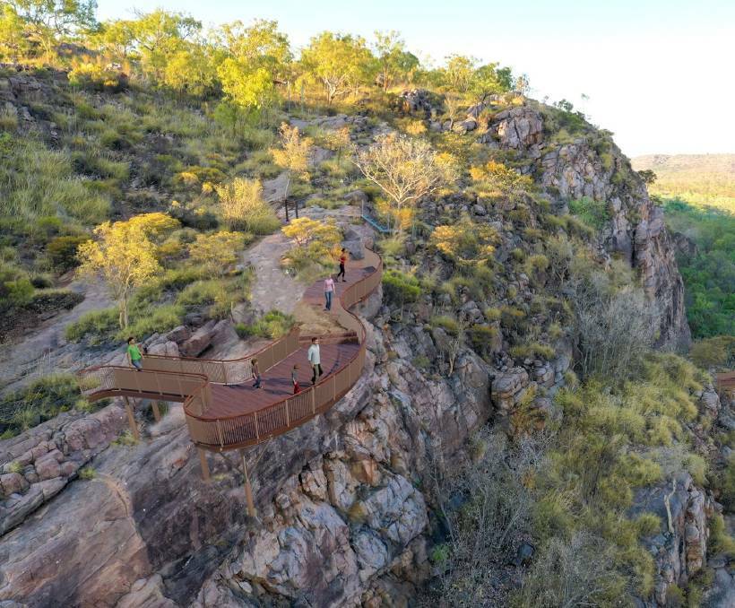 The Baruwei Loop Walk and lookout in Nitmiluk National Park will be closed for five weeks from March 2.