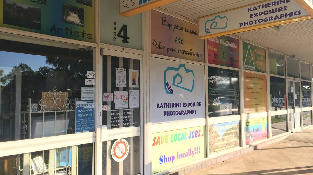The winning ticket was sold here, a lucky shop in Katherine.