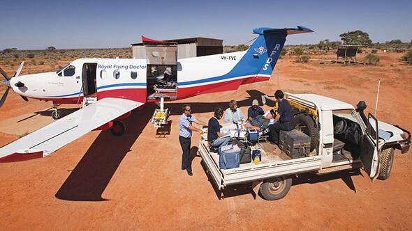 The RFDS operates rescue missions in the southern half of the NT.