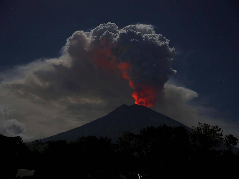 Flights to and from Bali are being interrupted by the eruption of Mount Agung volcano.